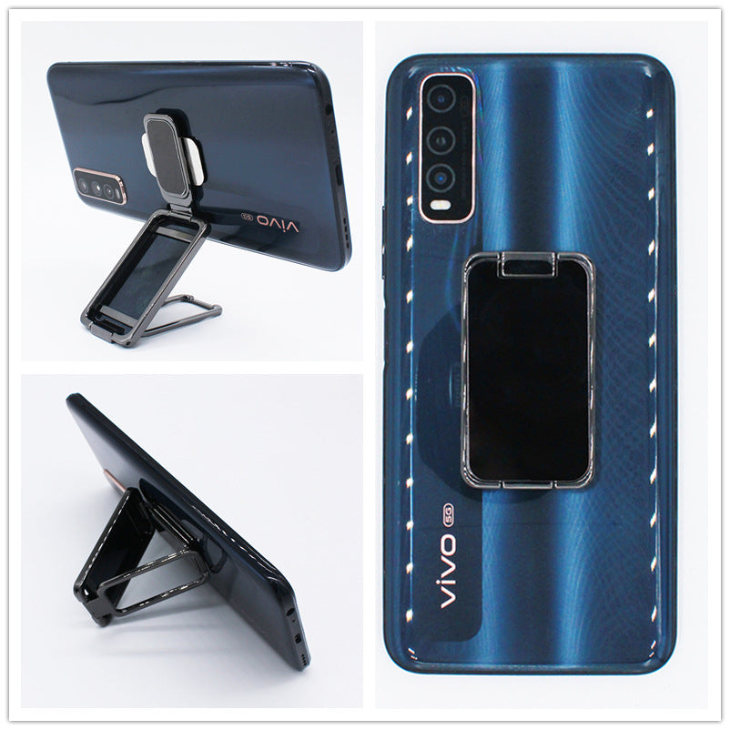Foldable Mobile Phone Holder Ring Buckle Retractable Desktop Cellphone Stand Car Magnetic Bracket Office Accessories