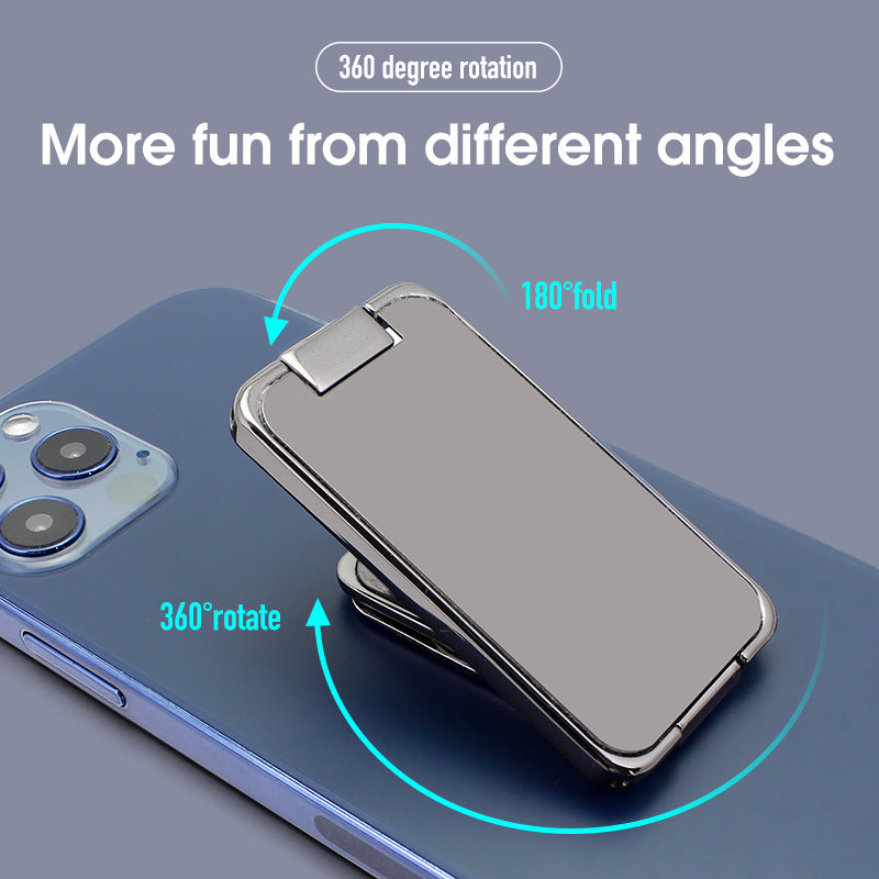 Foldable Mobile Phone Holder Ring Buckle Retractable Desktop Cellphone Stand Car Magnetic Bracket Office Accessories